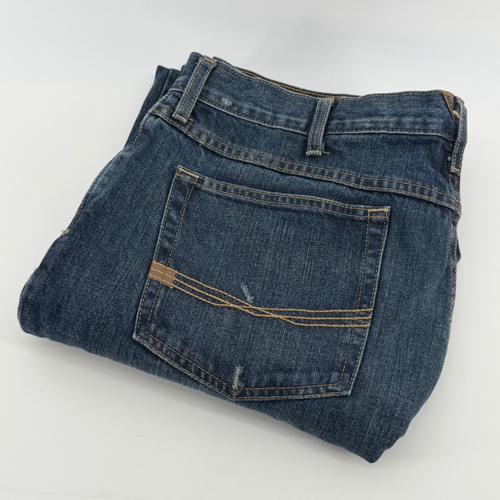 Ariat M4 Low Rise Bootcut Jeans Mens 38x36 Dark Wash Denim Relaxed Fit 1005037